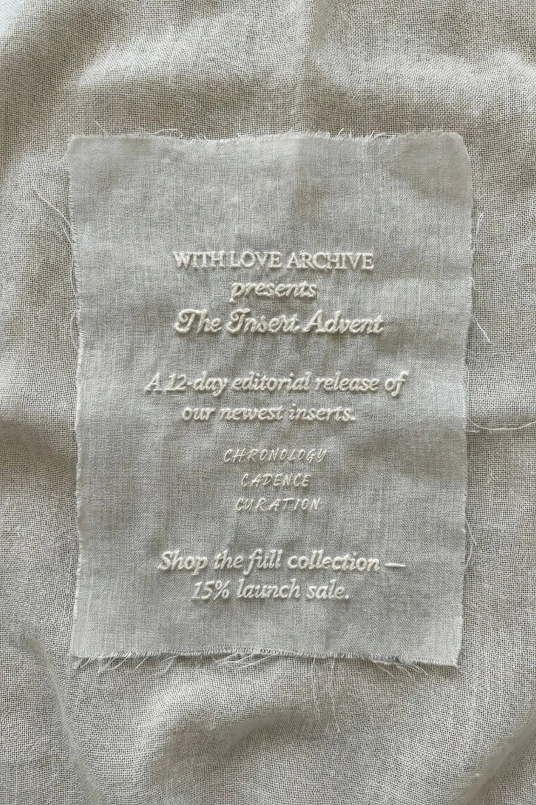 With-Love-Archive-presents-The-Insert-Advent. - With Love Archive