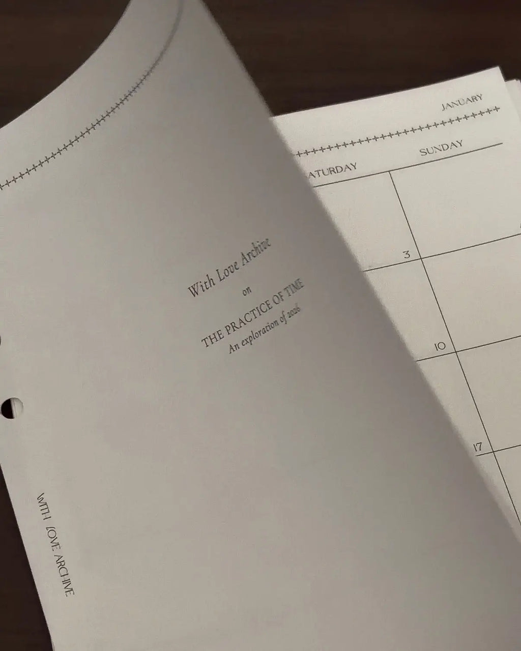 2026 Monthly Insert - With Love Archive