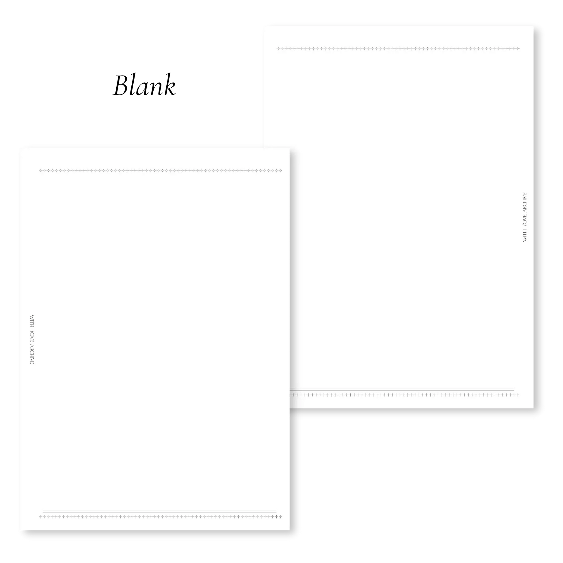 Blank - With Love Archive