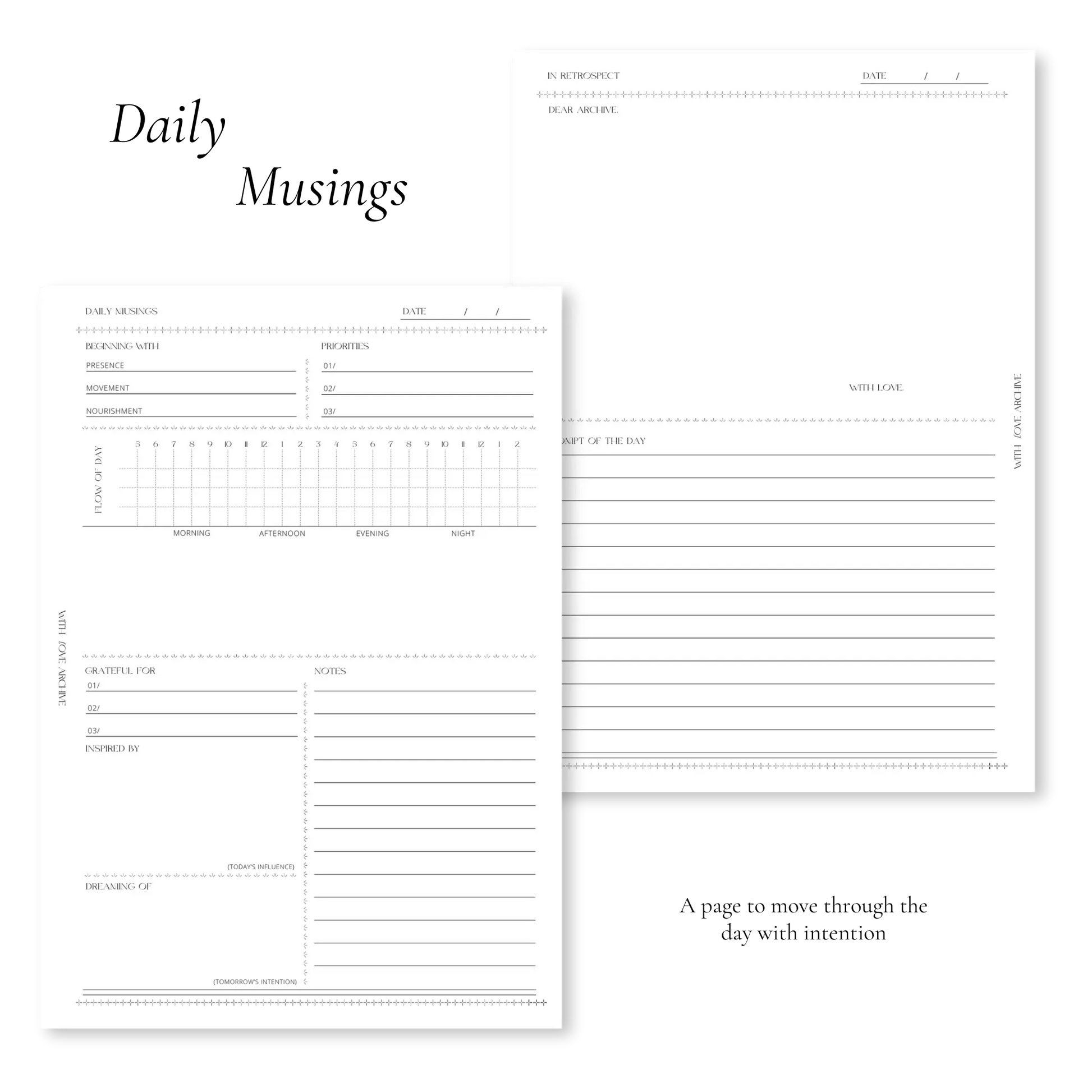 Daily Musing - With Love Archive