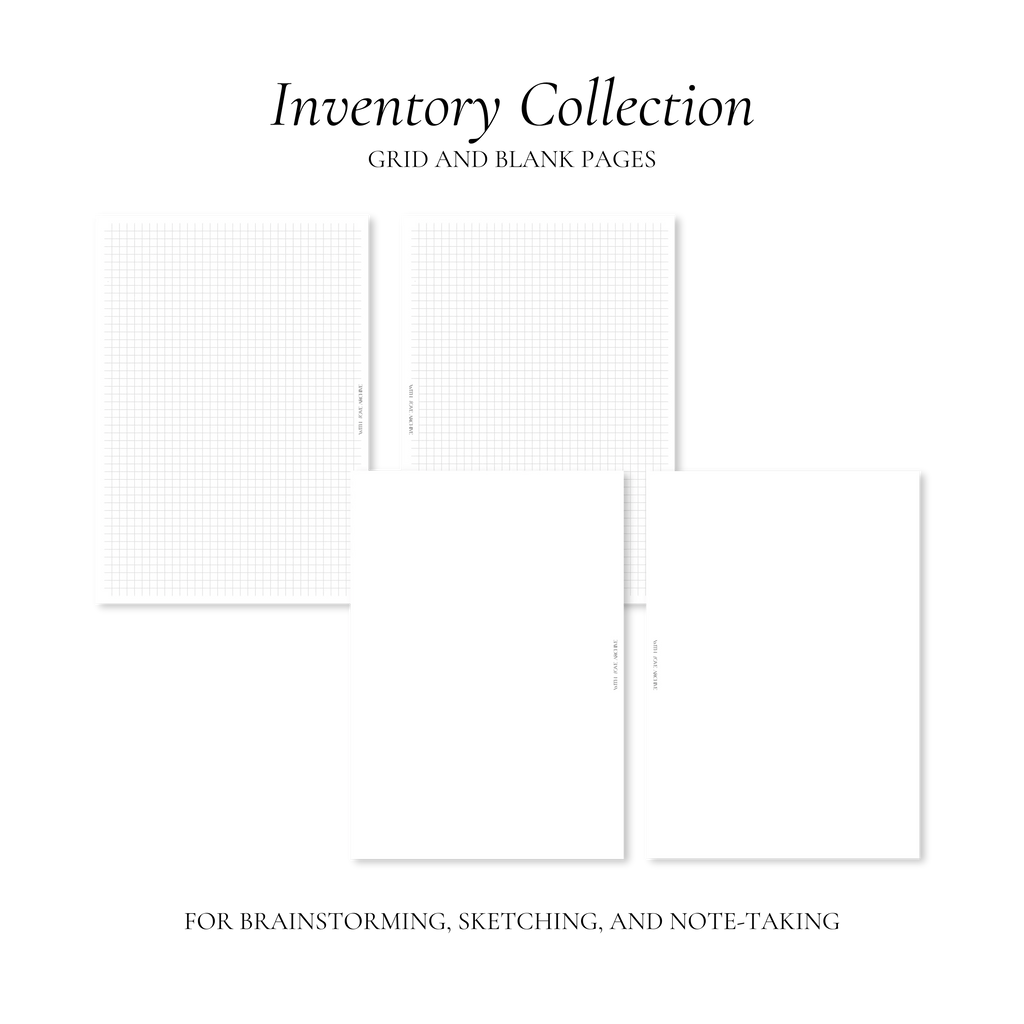 Collections Grid Inventory Collection: Grid and Blank Inserts – With Love Archive