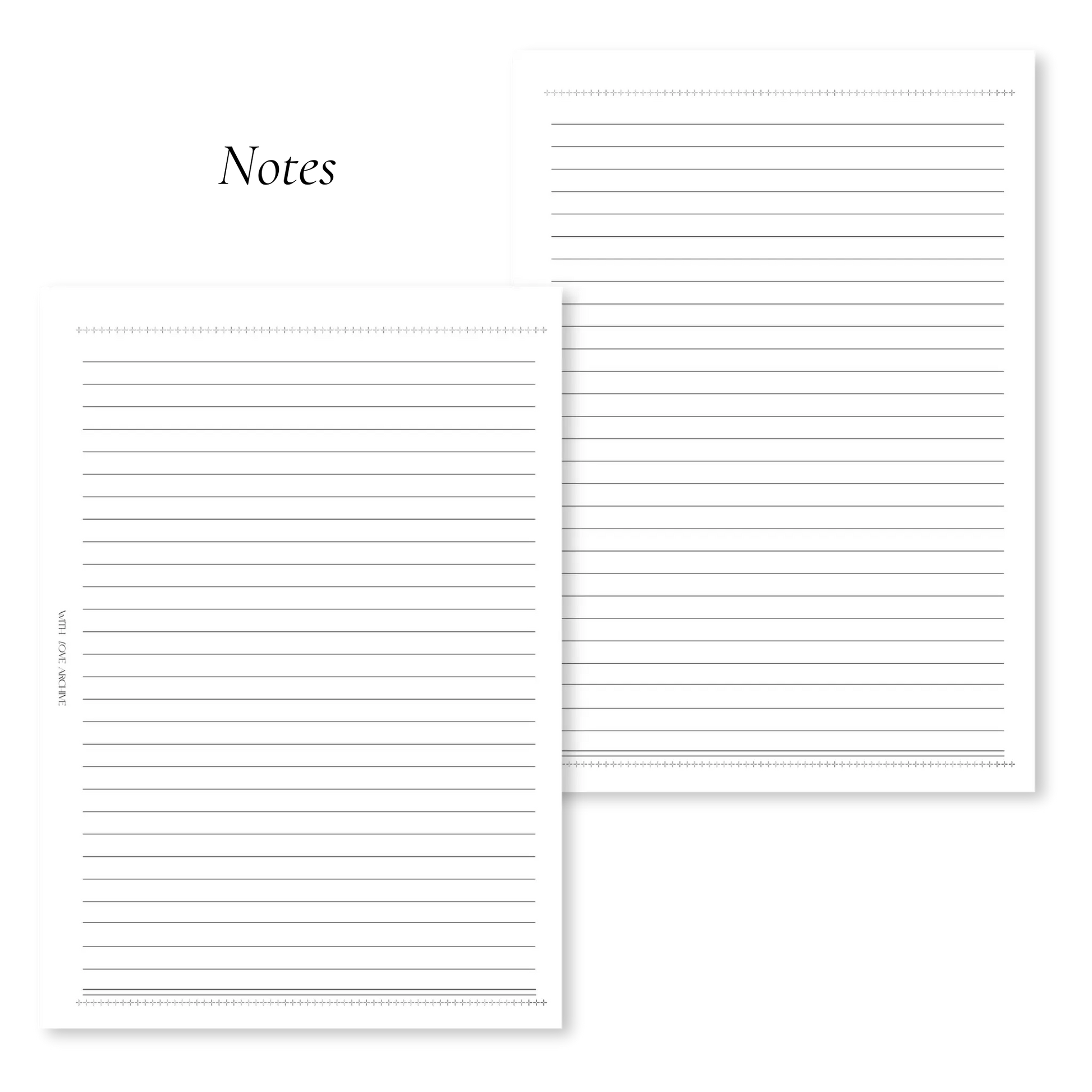 Notes - With Love Archive