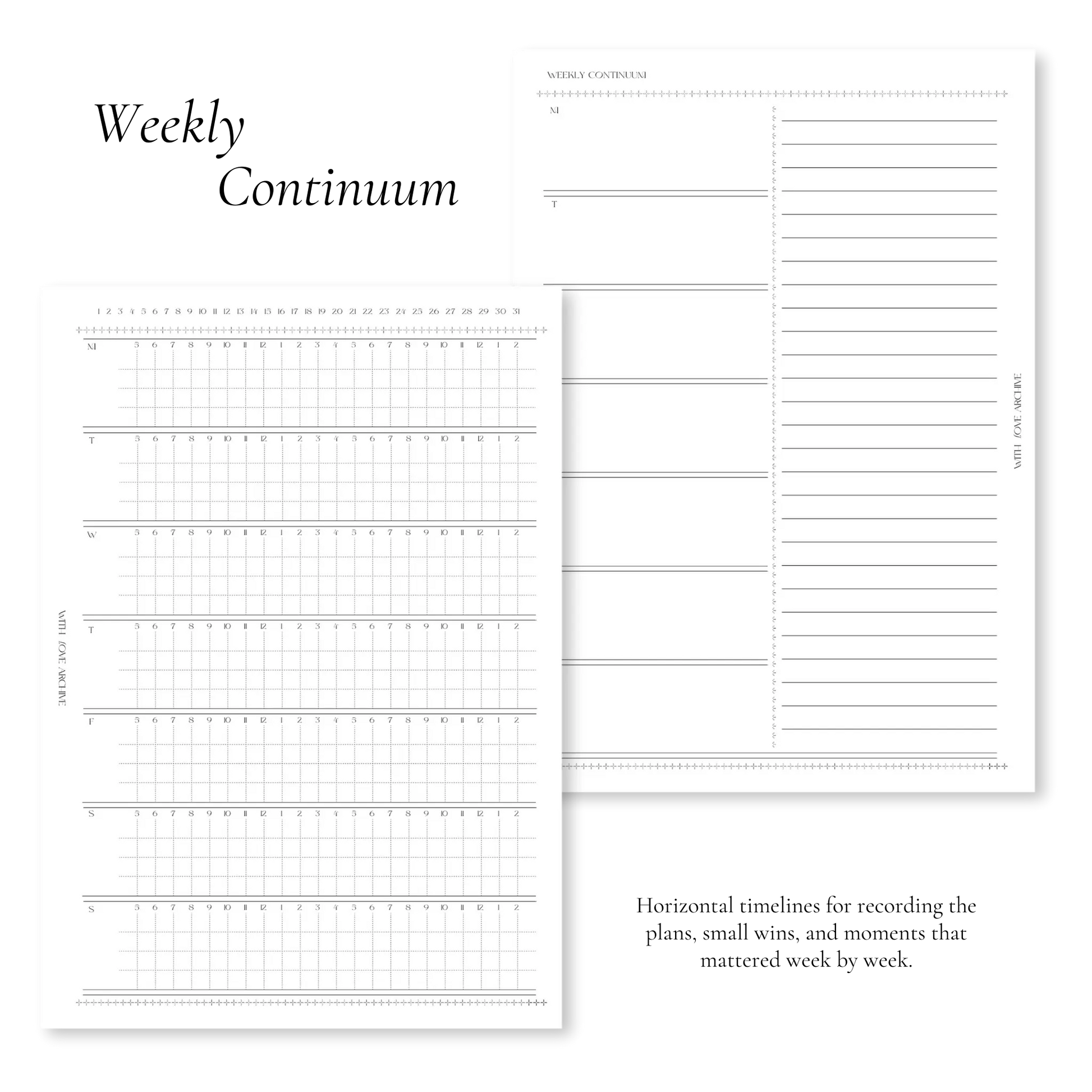 Weekly Continuum - With Love Archive