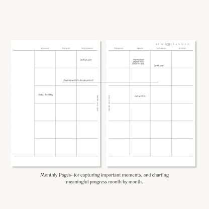 Core Inserts (Yearly, Weekly, Monthly) - With Love Archive