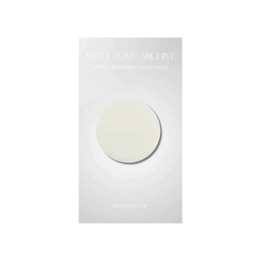 Transparent Sticky Notes - With Love Archive