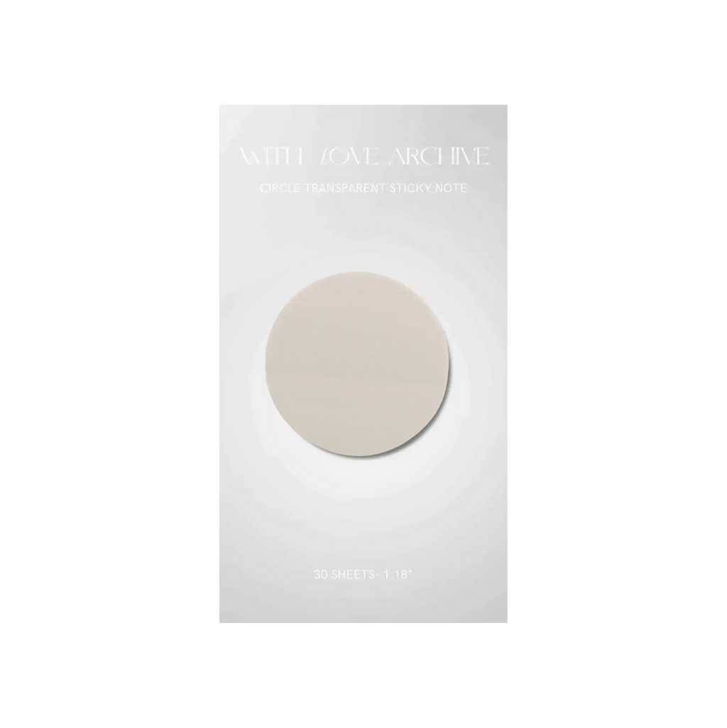 Transparent Sticky Notes - With Love Archive