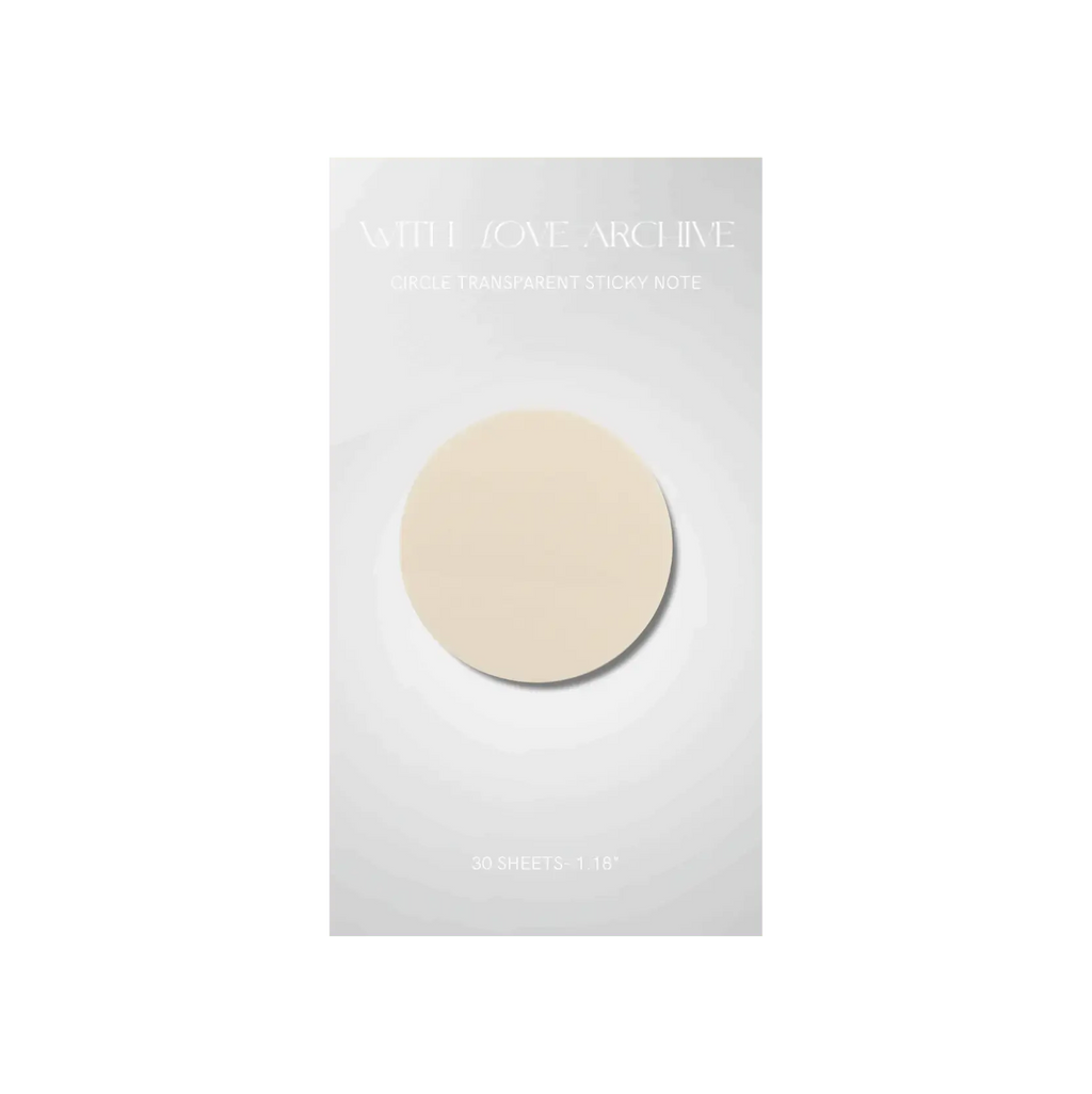 Transparent Sticky Notes - With Love Archive