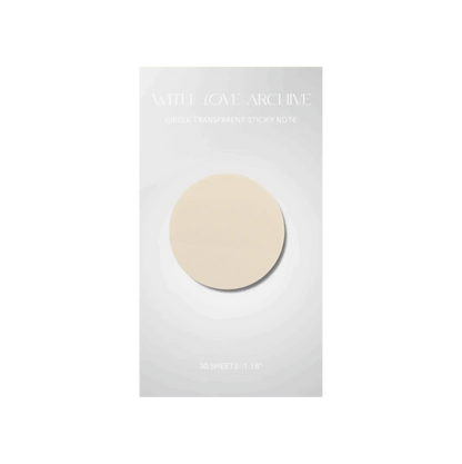 Transparent Sticky Notes - With Love Archive