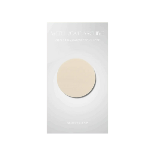 Transparent Sticky Notes - With Love Archive